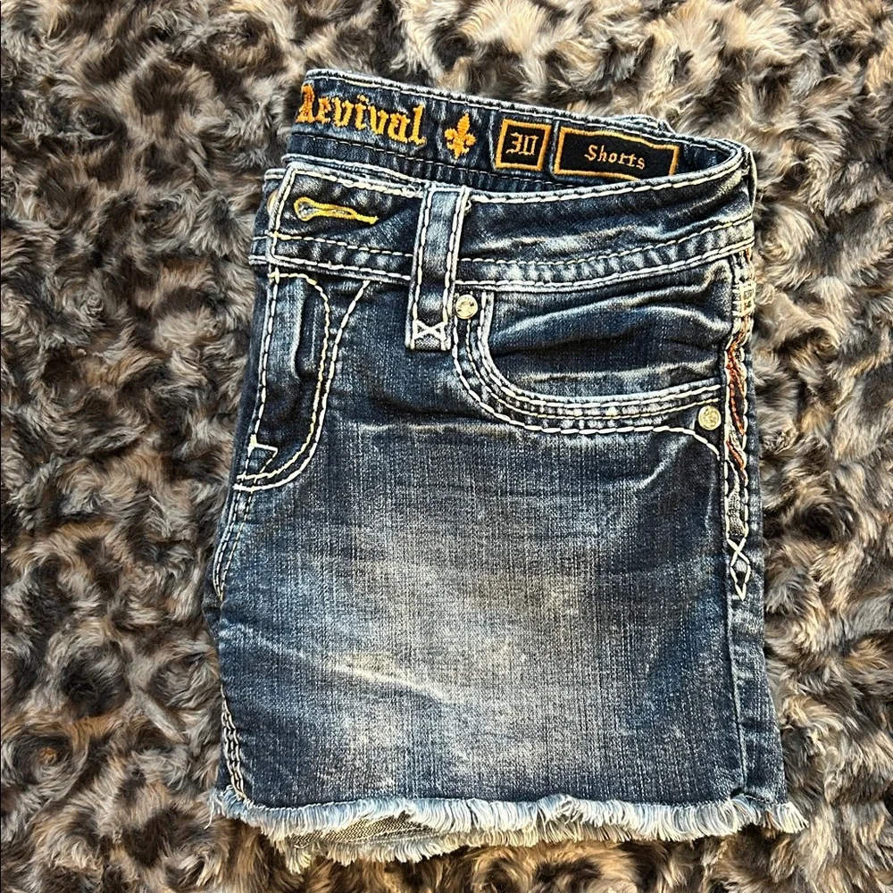 Rock Revival Bambi Jean Shorts TAG SIZE 30 - Picture 7 of 16